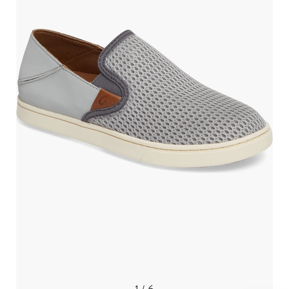 Olukai 'Pehuea' Slip-On Pale Grey Sneaker 9